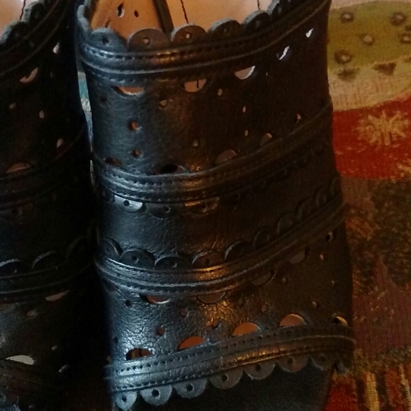 See by Chloe Black Leather Mules 8 - Picture 2 of 7